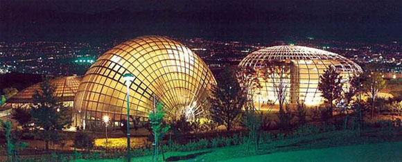 笛吹川フルーツ公園の夜景(新日本三大夜景)