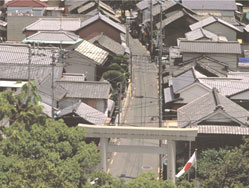 旧市街地の街並み